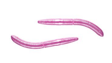 Libra Lures Fatty D Worm 65mm, Cheese, Pink Pearl 018